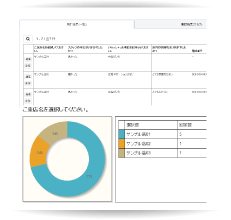 データ集計も万全